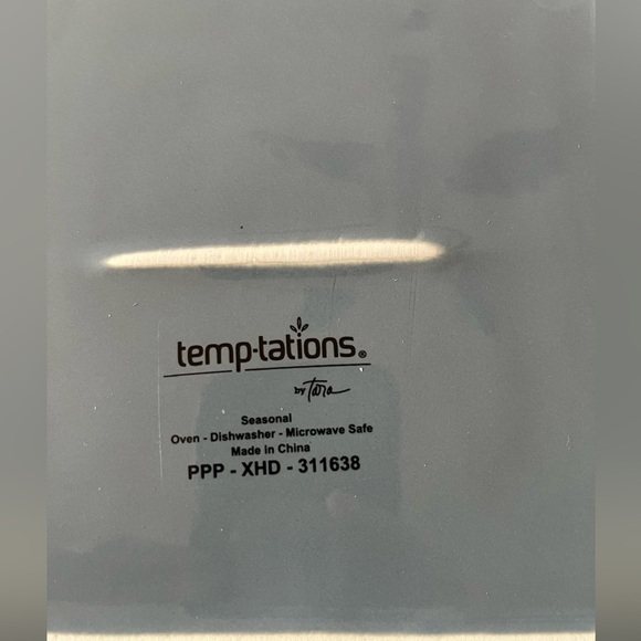 Temp-Tations Gray Seasonal Plate - Picture 2 of 3